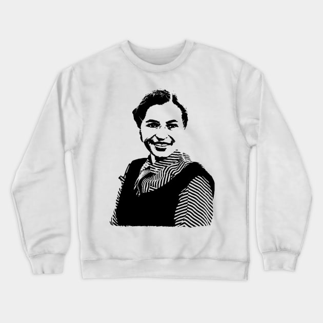 Rosa Parks Portrait Crewneck Sweatshirt by phatvo